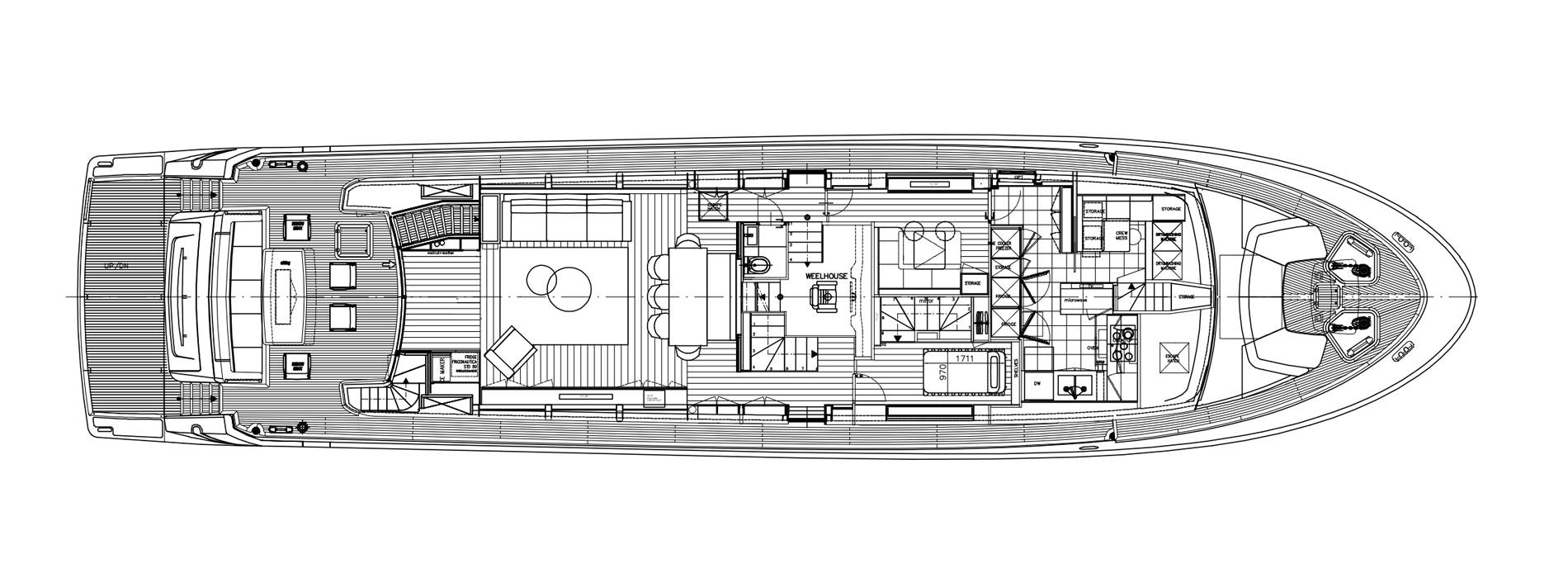 Sanlorenzo Yachts SL96-623 Hauptdeck