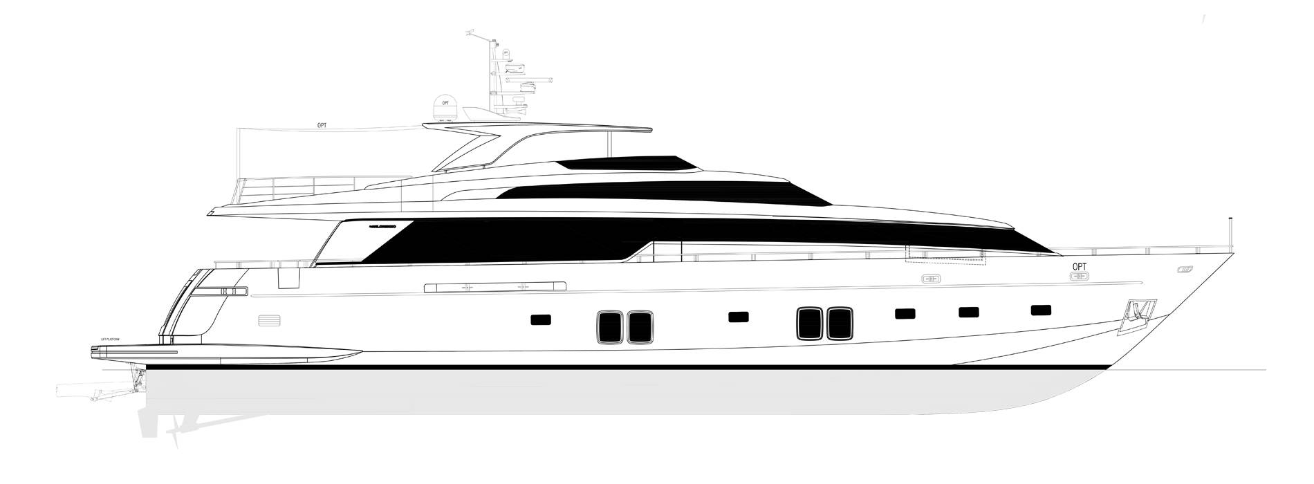 Sanlorenzo Yachts SL106-725 Profil
