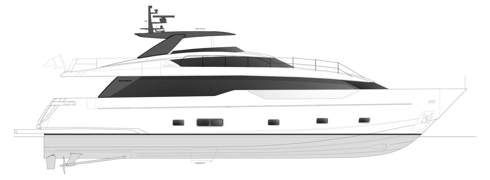 Sanlorenzo Yachts SL90 Asymmetric Profil