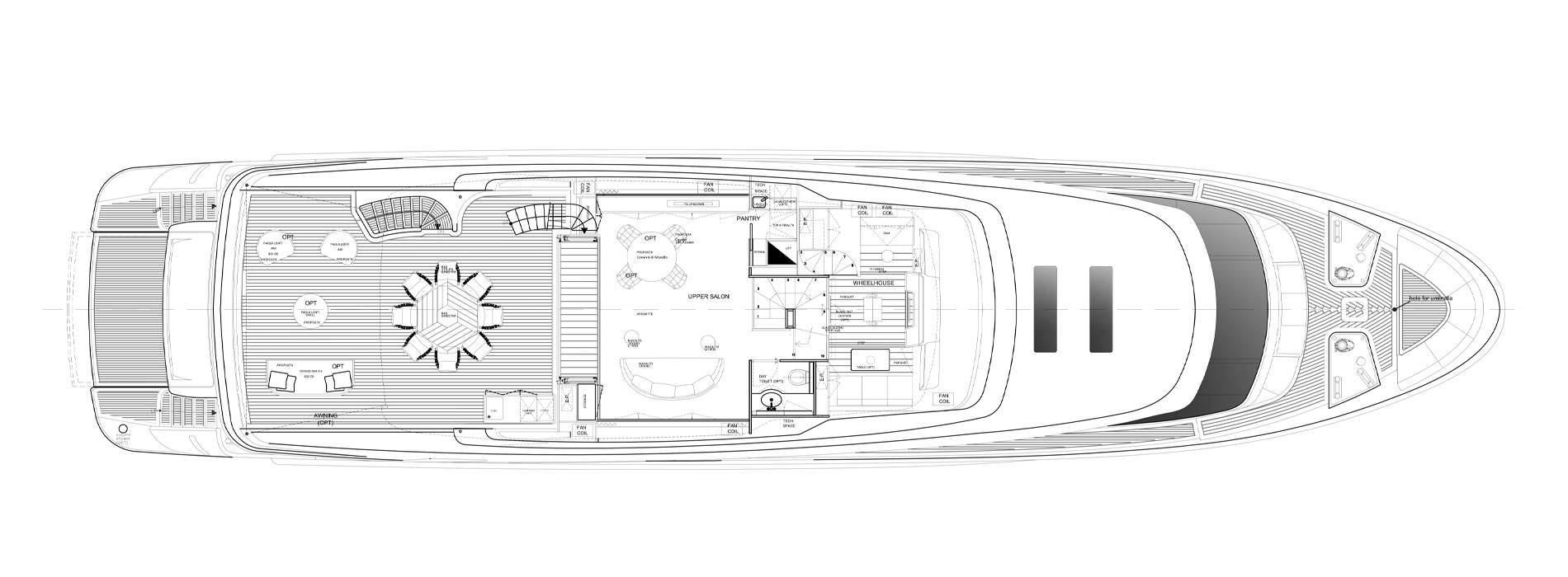 Sanlorenzo Yachts SD112-65 Oberdeck
