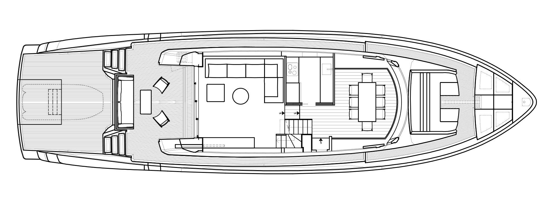 Sanlorenzo Yachts SX76 Main deck Version A